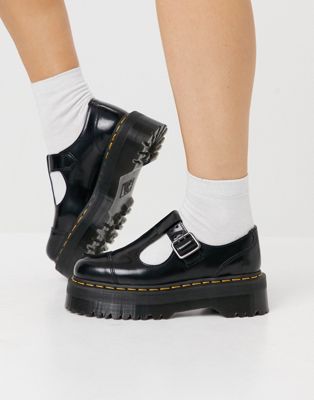 Dr Martens Bethan Quad Retro Mary Jane flat shoes in black