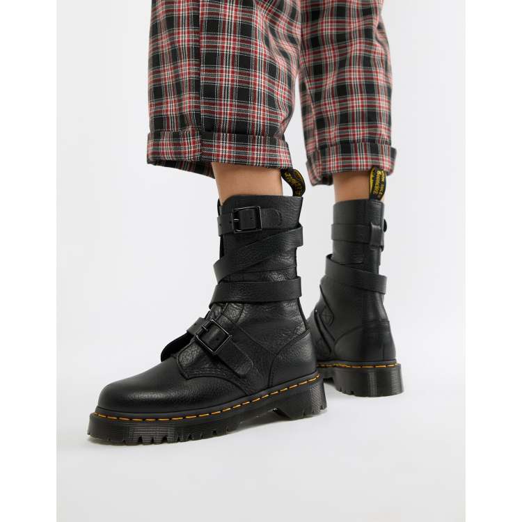 Dr martens flat cheap ankle boots