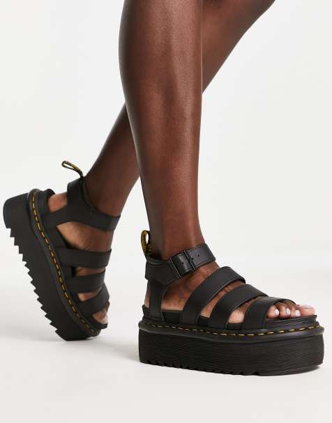 Dr Martens - Blaire Quad - Sandales à plateforme - Noir  - view 1