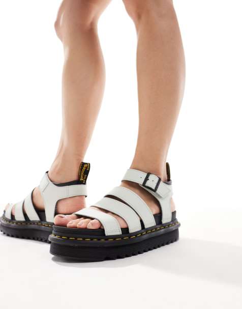 Dr Martens Blaire sandals in smoked mint - view 1