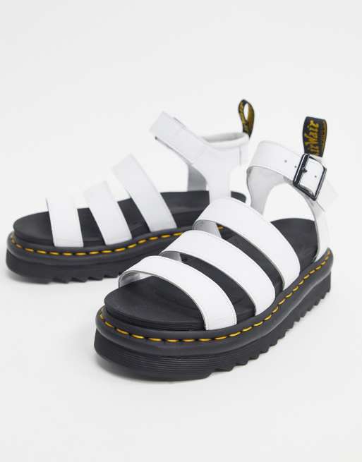 Dr martens cheap blaire sandal white