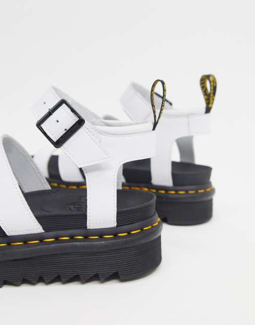 Dr Martens Blaire sandals in white | ASOS