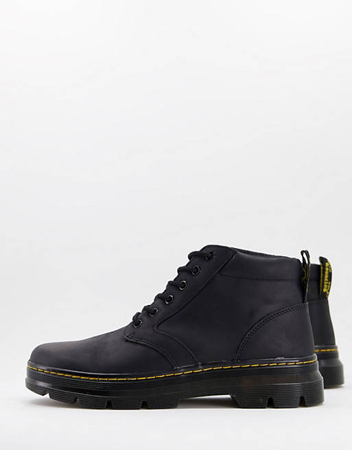 Dr Martens Bonny Wyoming 6 eye boots in black leather