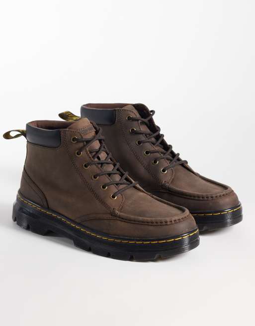 Dr Martens Bridwell Chukka 6 Eye boots in dark brown, 2 of 4