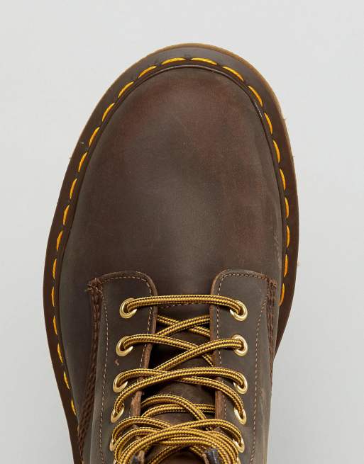 Dr Martens – Bruna boots med 1460 8-snörhål, 3 av 4
