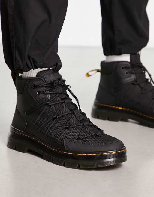 Dr Martens - Buwick - Veterlaarzen met 6 oogjes in extra stoer zwart, 3 van 4