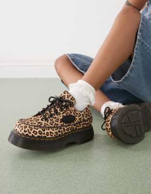  Buzz 5 eye shoe in leopard print