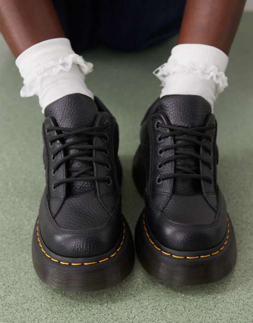 Dr Martens Buzz 5 eye shoes in black, 3 of 4
