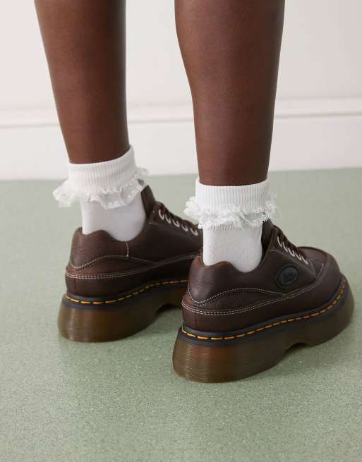 Dr Martens Buzz 5-Eye shoes in brown, 3 of 4