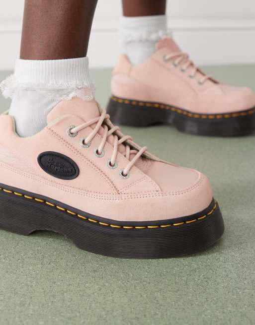 限定☆Dr. Martens☆厚底レオパード×ピンクBuzz 5-eye レオパード柄と厚底ソールでネオパンクスタイルを！Dr. Martens