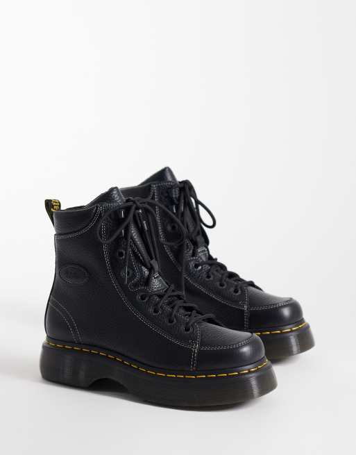 Dr Martens Buzz 8 eye boot in black, 2 of 4