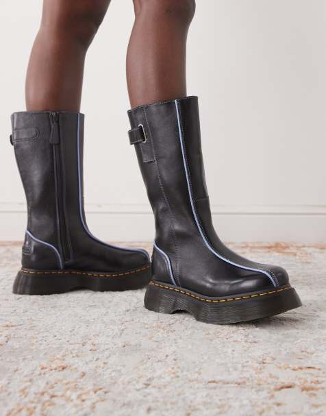 Dr. Martens - Buzz - Bottes montantes à finition contrastante - Noir - view 1