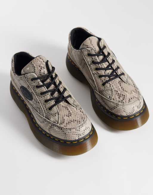 Dr Martens Buzz chaussures 5 œillets imprimé serpent, 2 de 4