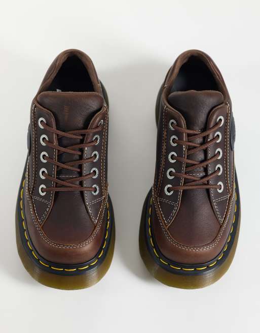Dr. Martens - Buzz - Chaussures à 5 paires d'œillets - Marron, 3 de 4