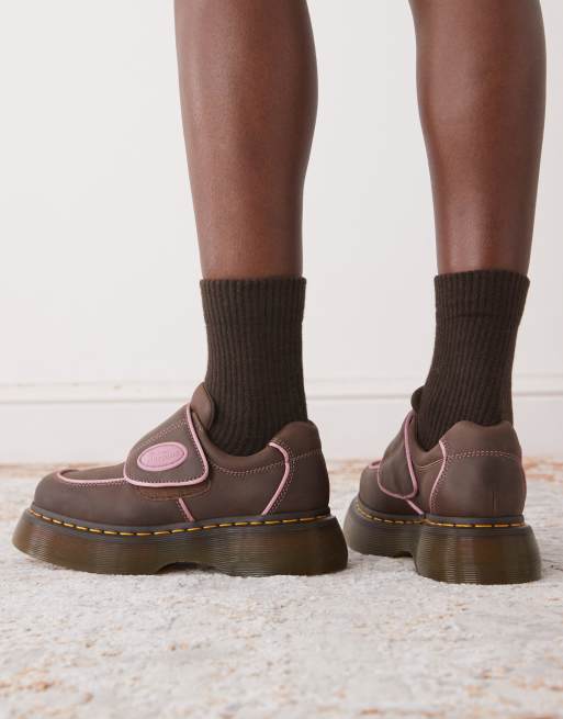Dr. Martens - Buzz - Chaussures à bordure contrastante - Marron foncé, 4 de 4