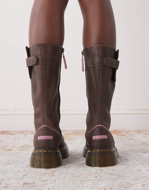 Dr. Martens – Buzz – Ciemnobrązowe kozak z kontrastowym wykończeniem, 2 z 4