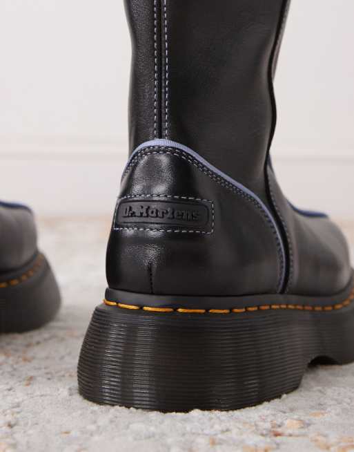 Dr Martens Buzz Hi boot with contrast trim in black, 2 of 4
