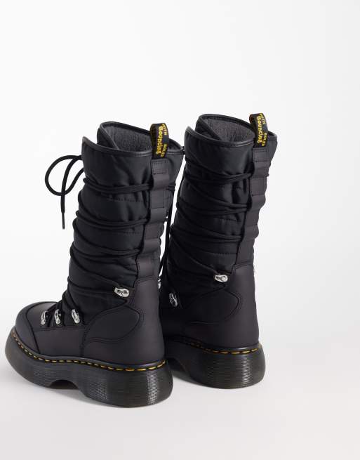 Dr Martens - Buzz - Hoge gewatteerde laarzen in zwart, 4 van 4
