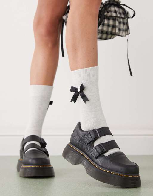 Dr Martens Buzz mary jane shoes in black, 2 of 4