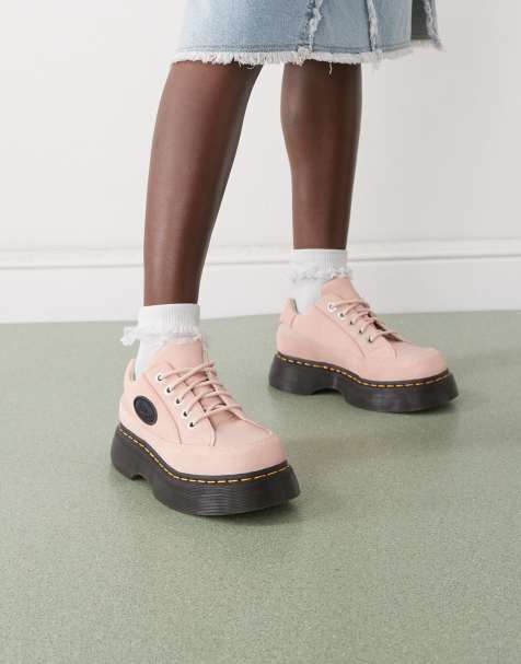 Dr. Martens – Buzz – Schuhe in Rosa mit fünf Ösen - view 1