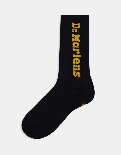 Dr. Martens - Chaussettes unisexes à logo vertical - Noir - view 1