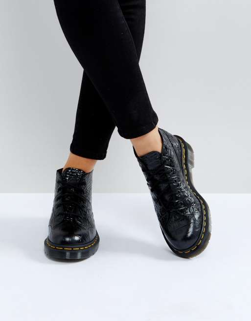 Crocodile print doc discount martens