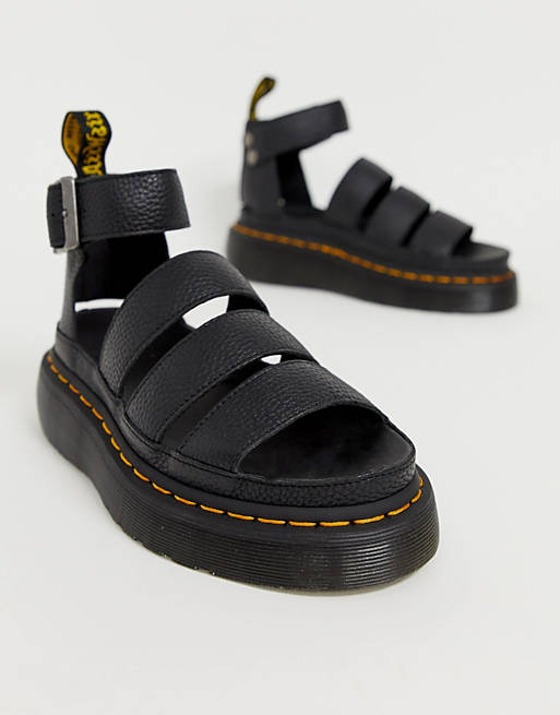 Dr Martens Clarissa II quad chunky sandals in black
