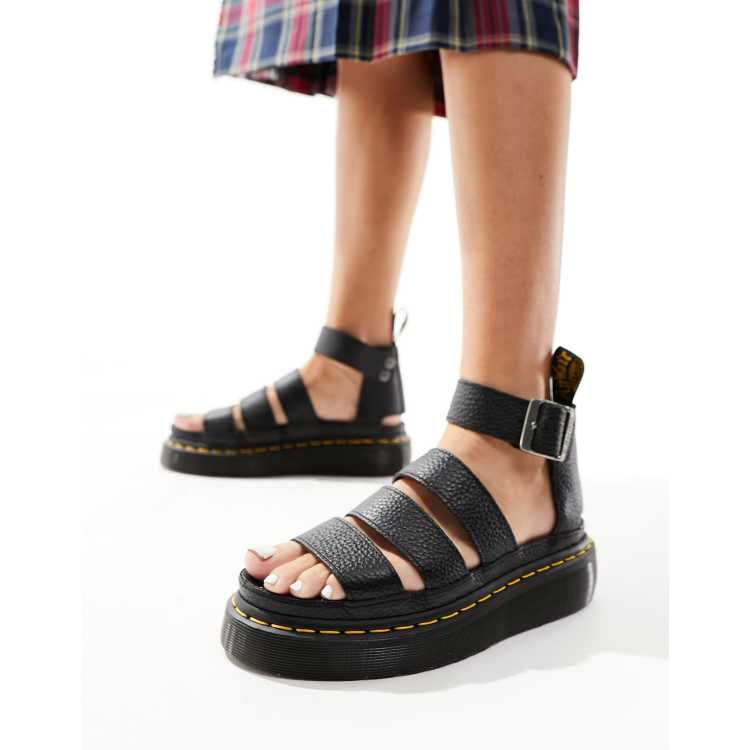 Dr Martens Clarissa II quad chunky sandals in black