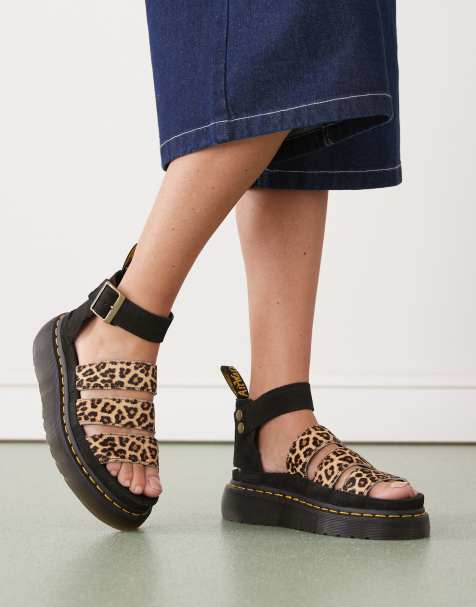 Dr Martens - Clarissa II Quad - Sandales à imprimé léopard - view 1