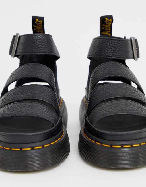 Dr Martens Clarissa II quad sandals in black