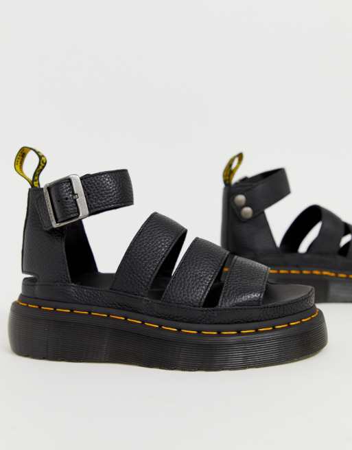 Dr Martens – Clarissa II Quad – Svarta grova sandaler, 2 av 4