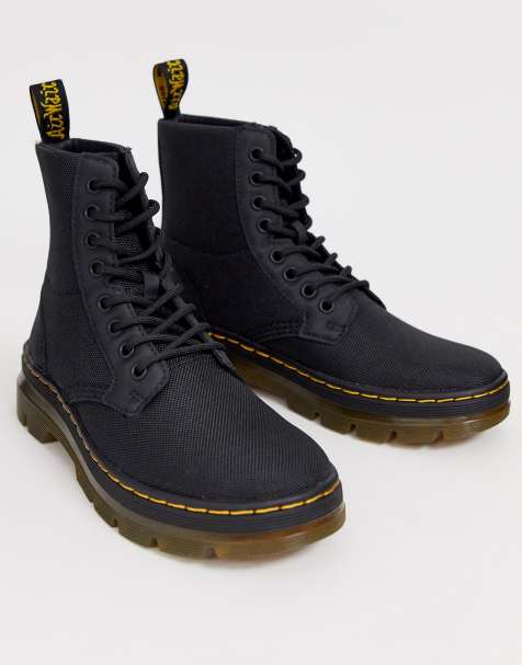 Dr Martens - Combs - Bottines en nylon - Noir