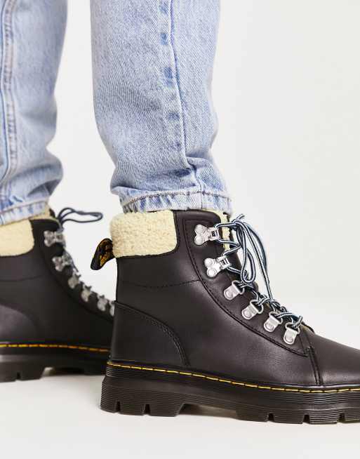 Mens fur best sale lined doc martens