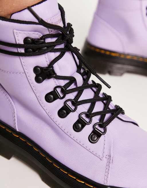 Dr Martens – Combs – Lila stövlar i nylon, 4 av 4