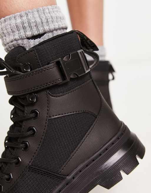 Dr Martens - Combs - Stivaletti con cinturino alla caviglia tecnici neri, 3 di 4