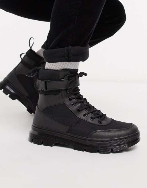 Dr Martens combs tech 8 eye boots in black | ASOS