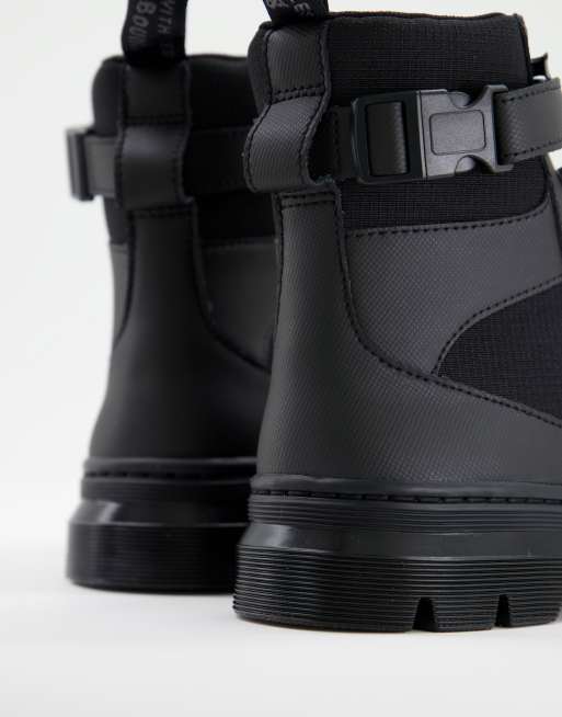 Dr Martens Combs Tech 8 Eye Boots in Black ASOS