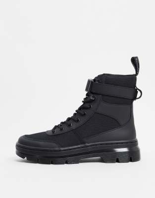 Dr. Martens' Combs Tech Ankle Strap Ankle Boots In Black