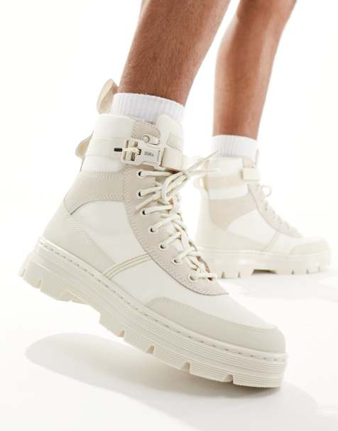 Mens white boots clearance ebay