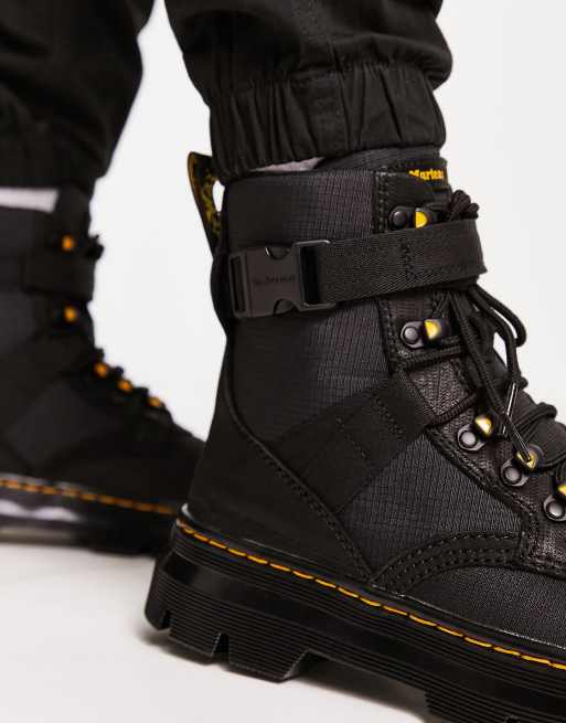 Dr Martens combs tech ii 8 eye boots in black