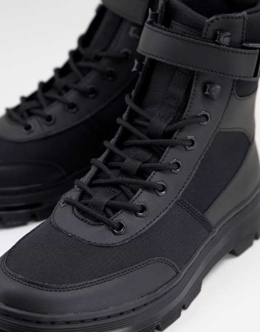Dr Martens – Combs Tech – Schwarze Stiefel mit 8 Ösen, 4 von 4