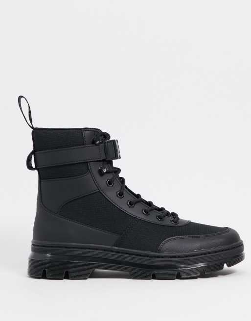Dr Martens coombs tech 8 eye boot in black