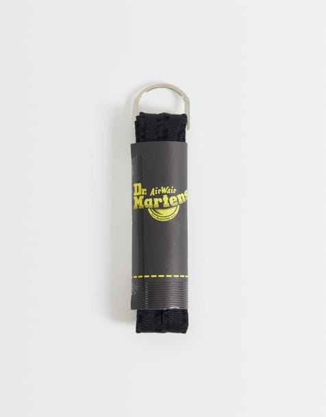 Dr Martens - Cordones negros de 90 cm de cinta con volantes - view 1