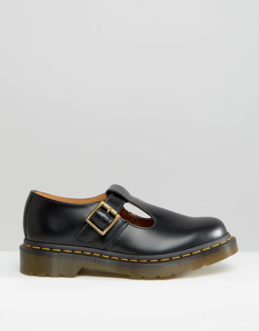 Dr martens core 2025 polley t-bar flat shoes