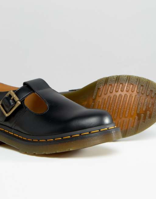 Dr martens core 2025 polley t-bar flat shoes