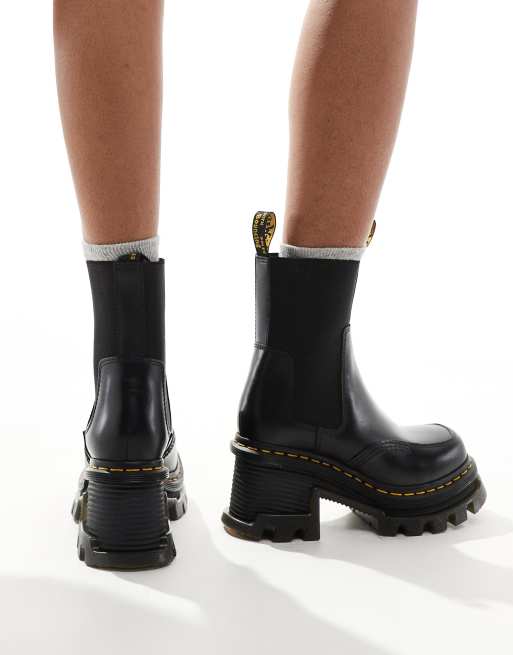 Dr. Martens - Corran - Bottines Chelsea en cuir - Noir, 3 de 4