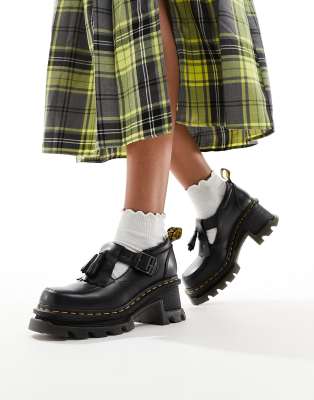 Dr. Martens - Corran - Mary-Jane-Schuhe in Schwarz mit Absatz