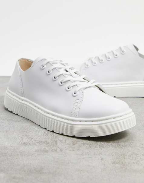 Dr Martens dante trainers in white - view 1