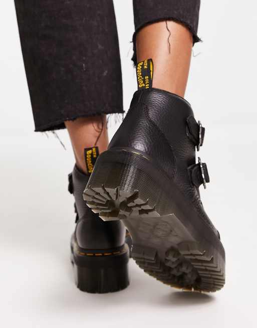 Dr. Martens – Devon Flower Quad – Svarta boots, 2 av 4