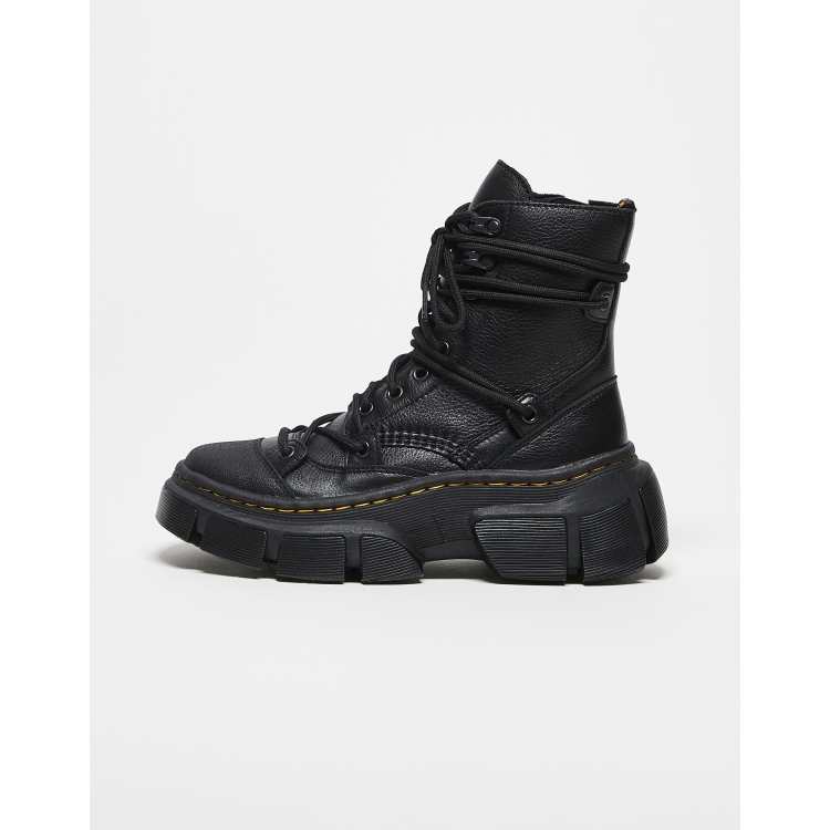 Dr Martens DMXL Lace 8 Eye boot in black | ASOS
